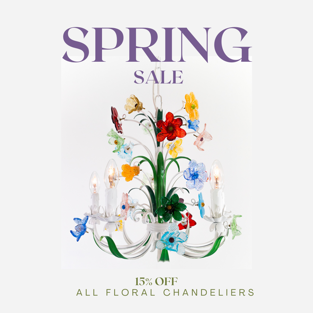 Spring in Bloom: Discover Our Floral Chandeliers – Now 15% Off