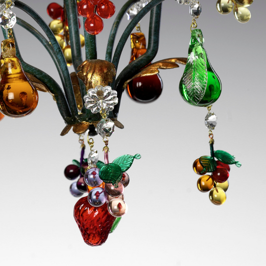 Orchard Lantern Chandelier - Handcrafted Murano Glass